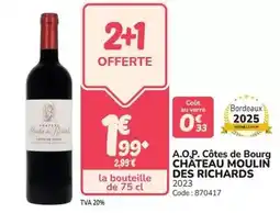 Promocash A.o.p. côtes de bourg offre