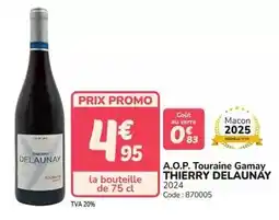 Promocash Promo - a.o.p. touraine gamay offre