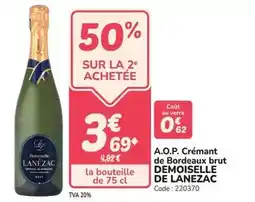 Promocash Demoiselle - a.o.p. crémant de bordeaux brut offre