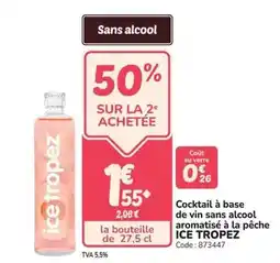 Promocash Cocktail à base de vin sans alcool aromatise à la pêche offre