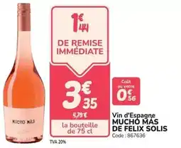 Promocash Felix - vin d'espagne offre