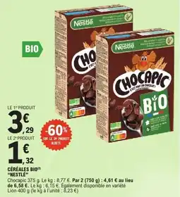 E.Leclerc Céréales bio nestlé offre