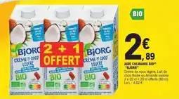 E.Leclerc Aide culinaire bio bjorg offre