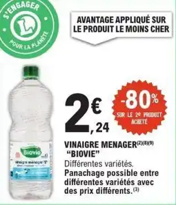 E.Leclerc Vinaigre menager biovie offre