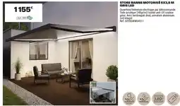 Brico Dépôt STORE BANNE MOTORISÉ GRIS LED offre