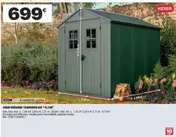 Brico Dépôt ABRI RÉSINE DARWIN 68 "4,1 M² offre