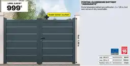 Brico Dépôt PORTAIL ALUMINIUM BATTANT AMARANTE offre