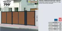 Brico Dépôt PORTAIL COMPOSITE BATTANT DELFIS offre