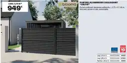 Brico Dépôt PORTAIL ALUMINIUM COULISSANT CELTIS offre