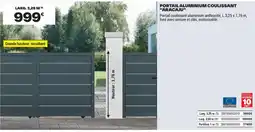 Brico Dépôt PORTAIL ALUMINIUM COULISSANT ARACAJU offre