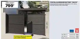 Brico Dépôt PORTAIL ALUMINIUM BATTANT CELTIS offre