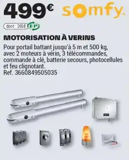 Brico Dépôt MOTORISATION À VERINS offre
