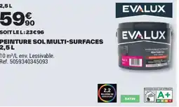 Brico Dépôt PEINTURE SOL MULTI-SURFACES offre