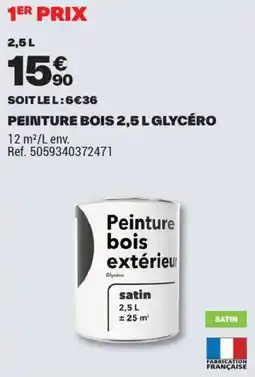 Brico Dépôt PEINTURE BOIS L GLYCÉRO offre