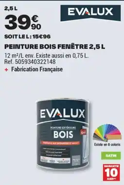 Brico Dépôt PEINTURE BOIS FENÊTRE offre
