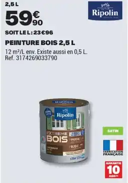 Brico Dépôt PEINTURE BOIS offre