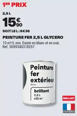 Brico Dépôt PEINTURE FER GLYCERO offre