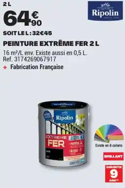 Brico Dépôt PEINTURE EXTRÊME FER offre