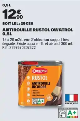 Brico Dépôt ANTIROUILLE RUSTOL OWATROL offre