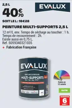 Brico Dépôt PEINTURE MULTI-SUPPORTS offre