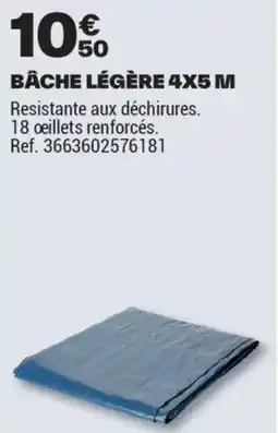 Brico Dépôt BÂCHE LÉGÈRE offre