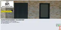 Brico Dépôt PLAQUETTE DE PAREMENT YELLOWSTONE offre