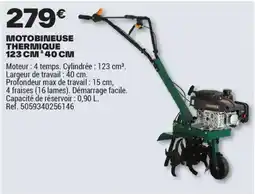 Brico Dépôt MOTOBINEUSE THERMIQUE offre