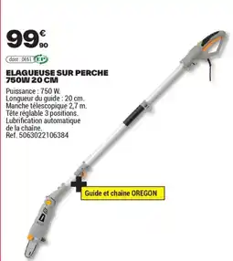 Brico Dépôt ELAGUEUSE SUR PERCHE 750W offre