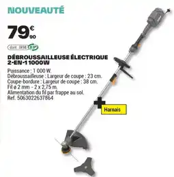 Brico Dépôt DÉBROUSSAILLEUSE ÉLECTRIQUE 2-EN-1100OW offre