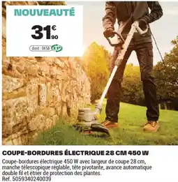 Brico Dépôt COUPE-BORDURES ÉLECTRIQUE offre