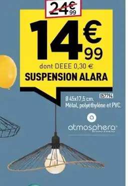 Centrakor ATMOSPHERA Suspension alara offre