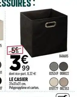 Centrakor Le casier offre