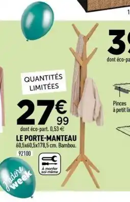 Centrakor Le porte-manteau offre