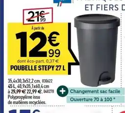 Centrakor Poubelle stepy offre