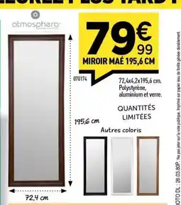 Centrakor ATMOSPHERA Miroir maé offre