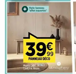 Centrakor ATMOSPHERA Panneau déco offre