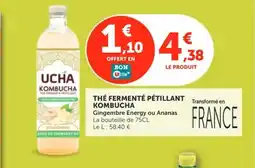 Utile KOMBUCHA Thé fermenté pétillant offre