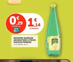 Utile MAISON PERRIER Boisson gazeuse aromatisée citron offre