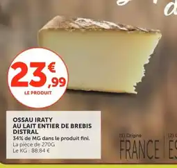 Utile Ossau iraty au lait entier de brebis distral offre