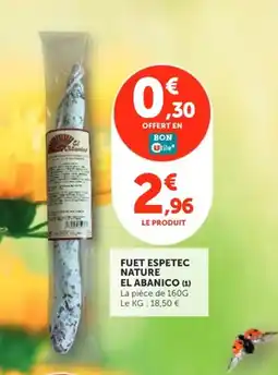 Utile EL ABANICO Fuet espetec nature offre