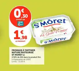 Utile ST MORET Fromage à tartiner nature pasteurisé offre