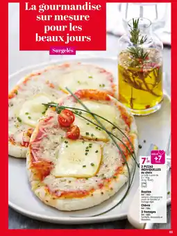 Croque Gel 2 pizzas individuelles offre