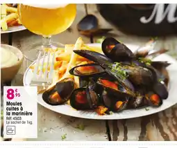 Croque Gel Moules cuites à la marinière offre