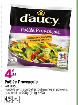 Croque Gel Poêlée Provençale offre