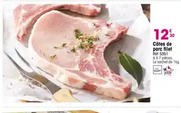 Croque Gel Côtes de porc filet offre