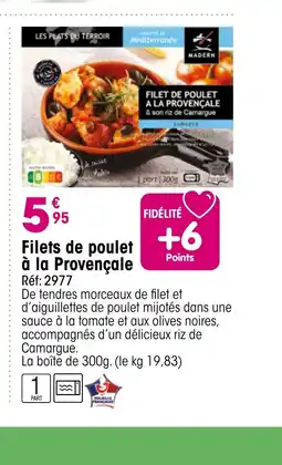 Croque Gel Filets de poulet à la Provençale offre