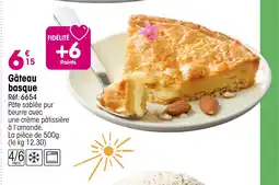 Croque Gel Gâteau basque offre