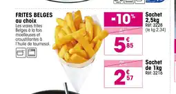 Croque Gel Frites belges offre