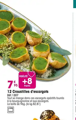 Croque Gel 12 Croustilles d'escargots offre