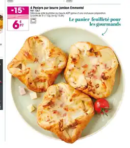 Croque Gel 4 Paniers pur beurre jambon Emmental offre